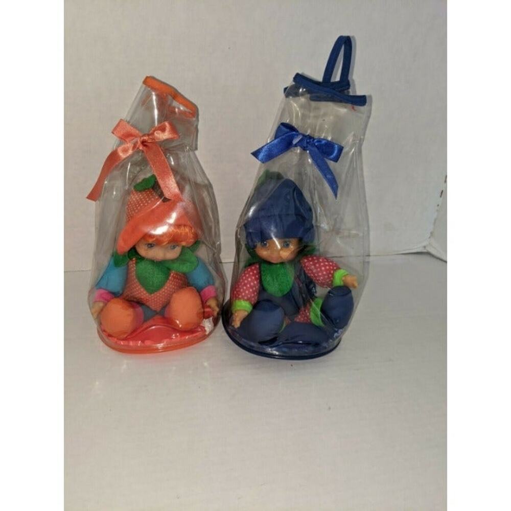 Lot of 2 New 1998 in Clear Plastic PKG Dayton Hudson Baby I'm Yours Dolls